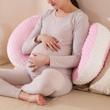 Pregnancy Pillow Side Sleeper Maternity Pillows Waist Leg Support Sleeping Pillow Pink