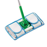 Set of 2Pcs Reusable Replacement Microfiber Mop Pads Compatible with Swiffer Mop Head