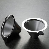 400ml Pour Over Coffee Maker High-Heat Borosilicate Glass with Reusable Stainless Steel Filter