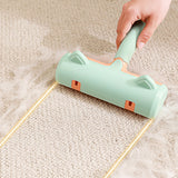 Reusable Pet Hair Remover Roller – For Dog & Cat Fur on Furniture & Clothes Green