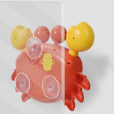Crab Bubble Machine Bath Toy – With Music for Kids and Toddlers Bath Time Fun Red