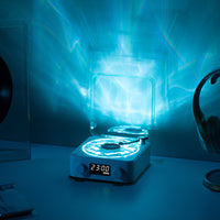 Wireless Waves Vinyl Player Mini Bluetooth Speaker Vinyl Record Player White