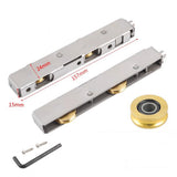 2 PCS Sliding Patio Door Rollers Wheels Durable Bottom Guide Wheel for Glass Door Medium