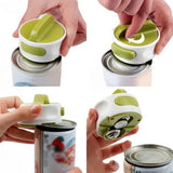 2 PCS Manual Can Openers with Oversized Nonslip Knob
