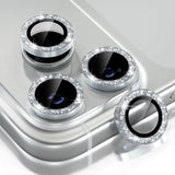 Glitter Camera Lens Film for iPhone 18 Pro and iPhone 18 Pro Max Silver
