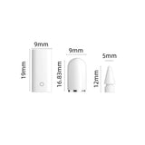 For Apple Pencil Replacement Accessories Kit Pencil Charging Adapter Cap Tip Anti-loss Rope