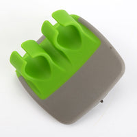 4Pcs Fruit Vegetable Peeler Double Finger Grip Cutter Slicer Kitchen Tools Green