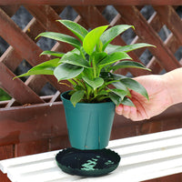 12Pcs Round Plastic Plant Saucers – Durable Flower Pot Trays for Indoor & Outdoor Garden