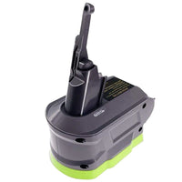 Replacement Battery Adapter Converter for Ryobi 18V Lithium Battery for v6 Dyson Vacuum Cleaner Accessories