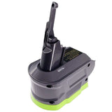 Replacement Battery Adapter Converter for Ryobi 18V Lithium Battery for v6 Dyson Vacuum Cleaner Accessories