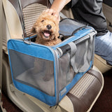 Washable Pet Carrier for Large Cats and Dogs Travel Blue