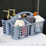 4 PCS Portable Shower Caddy with Handle for Bathroom Kitchen Blue