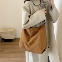 Zipper Tote Bag for Women Shoulder Bags with Adjustable Strap for Work School Shopping Travel Brown