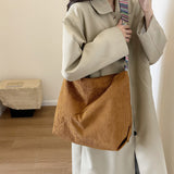 Zipper Tote Bag for Women Shoulder Bags with Adjustable Strap for Work School Shopping Travel Brown