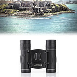 Travel Folding Binoculars Mini Pocket Binoculars with Phone Holder