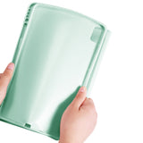 Bluetooth Keyboard with Case Compatible with Lenovo Xiaoxin Pad 11 J606 J607 J616F Protective Tablet Cover with Adjustable Stand Green
