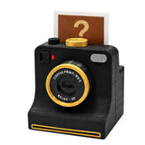 Camera Shaped Latte Art Stencil Retro Coffee Tool for Cafe Barista Black