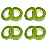 12 Pcs Floral Tape Crepe Paper for Bouquet Wrapping and Crafts Fruit Green