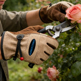 Leather Work Gloves for Men or Women Gardening Construction Farm Ranch Work