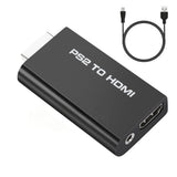 PS2 To HDMI Converter Adapter With USB Power Cable Supports All PS2 Display Modes