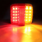 2 PCS 12V LED Trailer Tail Lights with Brake Turn and Tail Functions