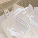 24 PCS PVC Curtain Track Rollers Side Glide Pulleys for Curtain Tracks