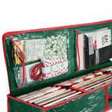 Christmas Storage Bag Xmas Wrapping Paper Storage Container Under Bed Organizer Bag Green