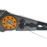 Aluminium Fishing Pliers Hook Remover Line Cutting Mono Braid Fish Gripper Grey