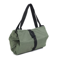 Roll Up Tool Bag  Water Resistant Tool Organizer Zipper Pouch for Electricians Repairman Green