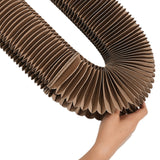 Organ Cat Toy Transformable Interactive Cardboard Toy with Track and Bell Ball