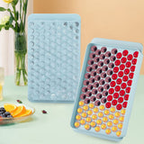 104 Grid Ice Cube Trays for Iced Coffee Cocktails with Storage Bin Scoop Stackable