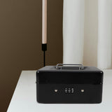 Lockable Cash Box with Code Lock Security Black