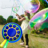Big Bubble Wands Set – Giant Bubble Kit with Wand Blower and Tray