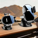 Phone Mount for Car Dashboard Phone Holder Easy One Touch Suction Cup Cell Phone Car Mount