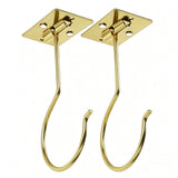 Self Adhesive Banana Hook Under Cabinet Foldable Banana Hanger for Kitchen Gold