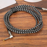 3m Guitar Cable 6.35mm Electric Instrument Bass Cord for Bass Amp
