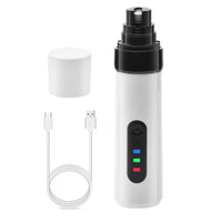 2-Mode Silent Pet Grooming Nail Grinder Rechargeable Dog Nail Trimmer