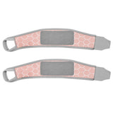 Carpal Tunnel Wrist Brace 2-Pack Adjustable Wrist Support Wraps for Men and Women Pink