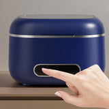 Retainer Cleaning Machine USB Rechargeable Cleaner for Glasses Jewelry Blue