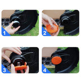 12 PCS AF 100 Replacement Spool Set Compatible With Black Decker Grass Trimmer