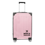 Transparent Waterproof PVC Luggage Cover with Colorful Strap Suitcase Travel Protector