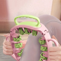 11 Roller Detachable Annular Leg Clamp Massager Neck Shoulder Massager Manual Muscle Relaxer Style 2