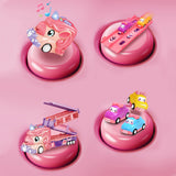 Unicorn Foldable Toy Truck Racetrack with Lights & Sound Birthday Gift Girls