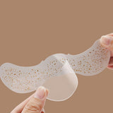 6PCS Glitter Freckles Face Tattoo Water Resistant Gold Party Stickers Style 2
