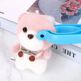 Auxiliary Tool for Attaching Sewing Eyes Knitting Tool Blue