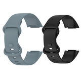 Silicone Watch Strap Wristband for Fitbit Charge 5-Medium Style 2