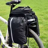 Cycling Bike Bag Rack Back Rear Seat Tail Carrier Trunk Pannier  with Rain Cover