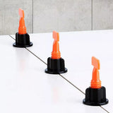 50 PCS Tile Leveling System Clips Levelling Spacer Tiling Tool Floor Wall Wrench