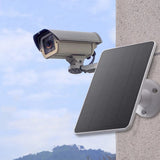 10W Solar Panels with Adjustable Stand Wall Mount for Outdoor Camera Security Lights