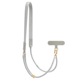 Phone Lanyard Crossbody Adjustable Lightweight Phone Strap for Women Men Light Gray